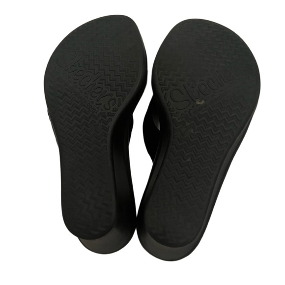 Skechers wedges. Black size 7. Gently worn. - Picture 3 of 3
